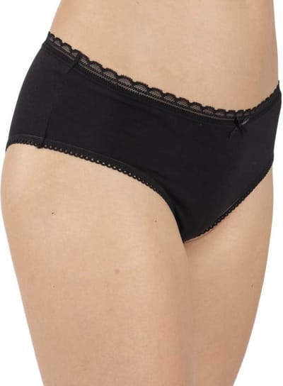 3-pack dames onderbroeken katoen - Basic Naomi slips - Zwart - XL
