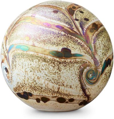 Kristalglas Elements Urn - Ivoor - 0,5 liter - Gedenksteen - Urn Hond - Urn Kat - Urn Dierbare - Urn voor as