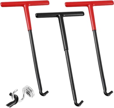 Set van 3 Veerhaken voor Uitlaat en Motorfiets - Stalen Trekhaak voor Remveren en Trampoline, Ideaal voor Scooter en Motoronderdelen