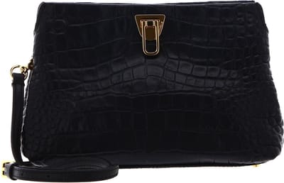 COCCINELLE Leren Schoudertas Avondtas Beat Clu. Cro. S Handbag Noir Zwart