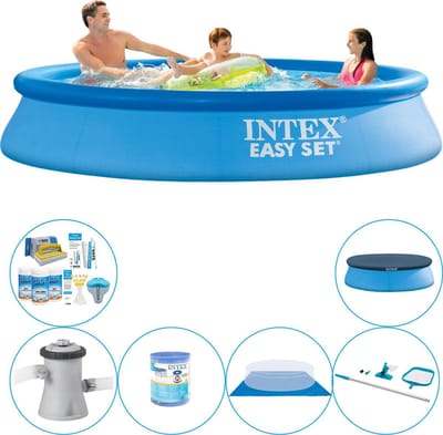 Zwembad Met Accessoires -  Easy Set Rond 305x61 cm