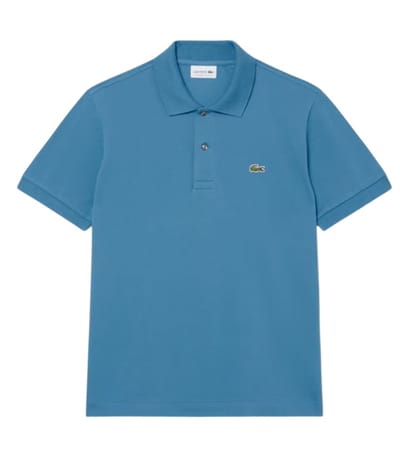 Lacoste Classic Fit polo - bodemloos middenblauw
