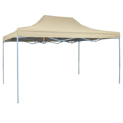 vidaXL - Partytent - 291 - x - 431 - x - 315 - cm - Crèmekleurig - Oxford - Stof