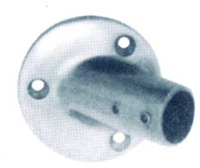 Lalizas Ronde Voet 45º Aisi 316 Zilver 22 mm