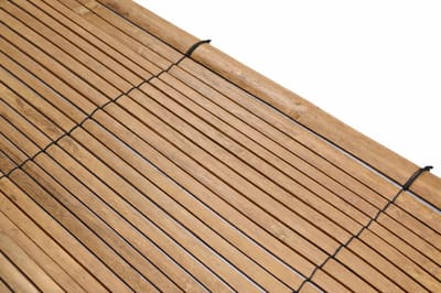 TuinChamp Rolgordijn bamboe 120 x 200 cm - Bamboe rolgordijn voor buiten en binnen - Bamboe rolgordijnen - Natuurlijk rolgordijn hout - Natuurlijke uitstraling