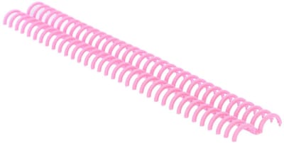 Dailygoods- Bindende Kam Grote Capaciteit - 10 Stuks - 34 Gaten - 15mm Binnendiameter - Polypropyleen - Eenvoudig te Gebruiken - Bindstrip