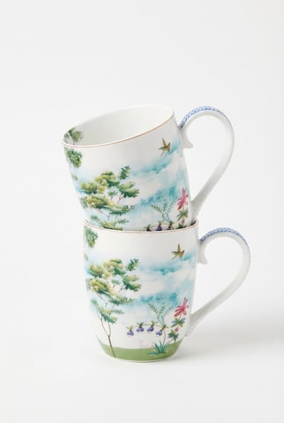 Pip Studio Jolie Mokken - Theemok - Koffiemok met Oor - Servies set van 2 - 450ml