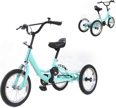Driewieler Kinderen 7-10 Jaar - Stepsnelheid Fiets met Boodschappenmand