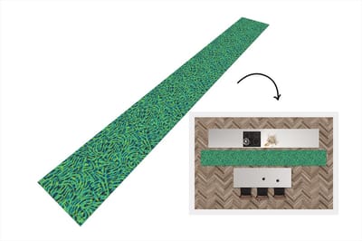 Keukenloper - Keukenmat - Jungle - Dieren - Patroon - 400x50 cm - Keuken vloerkleed
