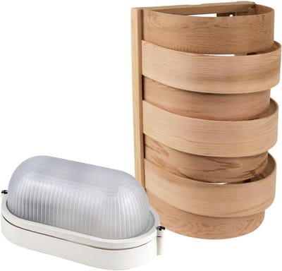 Sauna verlichting set met E27 IP54 saunalamp en 5 meter siliconen kabel voor optimale sfeer
