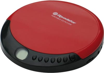 Draagbare CD-speler - Discman Muziekspeler - Muziek Luisteren - Inclusief Oortelefoon - Batterij of Netstroom - Rood