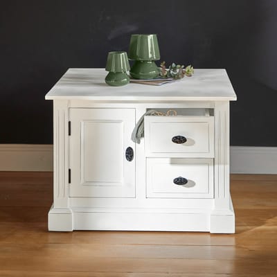 LOBERON Salontafel Lune Sauvage antiekwit