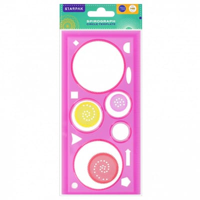 STARPAK Tekenmal met Liniaal 20cm - Mix Kleuren