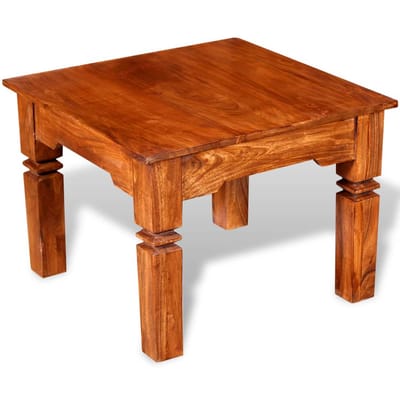 vidaXL Salontafel 60x60x45 cm massief hout
