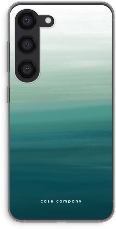 Case Company® - Hoesje geschikt voor Samsung Galaxy S23 hoesje - Ocean - Soft Cover Telefoonhoesje - Bescherming aan alle Kanten en Schermrand