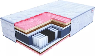FDM® CALYPSO Matras 120x200 cm - Hoogte 32 cm H3 en H4 - Multi Pocketvering Matrassen - Dubbelzijdig - 7 zones - Antiallergisch