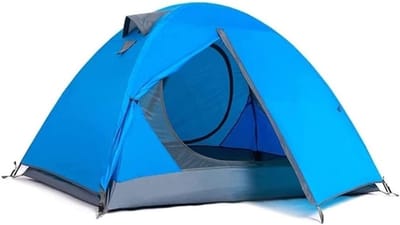 Camping Tent - Outdoor Shelter - Reizen en Kamperen - Dubbellaags Waterdicht - 210x140x110cm - Donkergroen