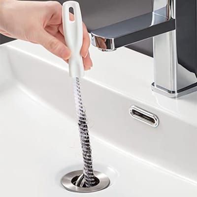3 Stuks Gootsteenreinigingsborstel - Flexibele Afvoerpijp Baggergereedschap - 45 cm - Buis Overloop Cleaner - Haar Catcher - Bad Plug Riool Ontstopper