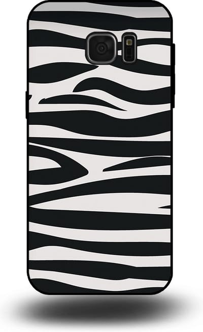 Smartphonica Telefoonhoesje geschikt voor Samsung Galaxy A04 met zebra opdruk - TPU backcover case met zebra print design - Zwart Wit geschikt voor Samsung Galaxy A04