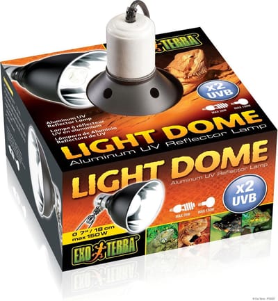 Exo Terra - Terrarium Verlichting - Aluminium Lampreflector - 18cm