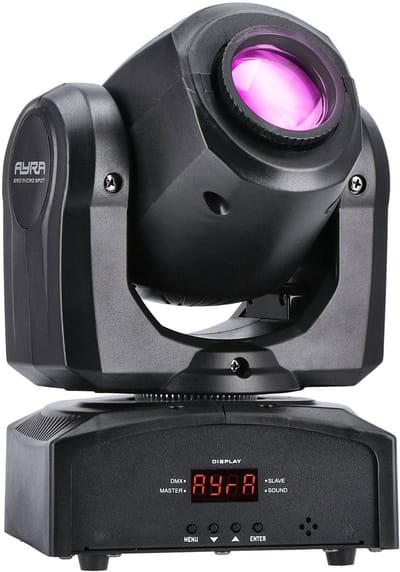 LED Moving head set - Ayra ERO Micro Spot - 2 stuks - Wit