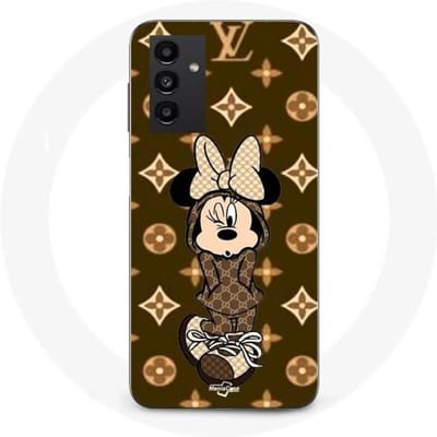 Hoesje - Disney - Minnie - Samsung Galaxy A13 5G - Flexibel - Bruin - Synthetisch bruin