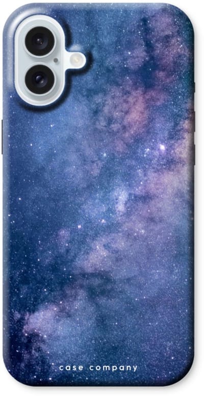 Case Company® - Hoesje geschikt voor iPhone 16 Plus hoesje - Nebula - Tough Case - Maximale Bescherming alle Kanten en Schermrand