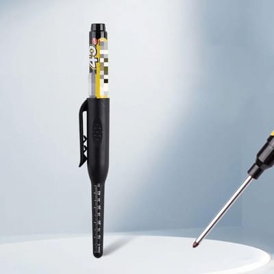 Nieuwe 45mm Diepe Gat Uitgebreide Markeerstift Multifunctioneel Waterdicht Lange Punt Kop Markeerstiften Verfmarkeerstiften Lange Punt Krabbelaar zwart