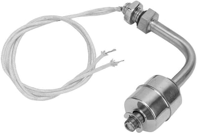 Dailygoody - Roestvrijstalen Vloeistofniveausensor - Vlotterschakelaar - Duurzaam en Waterdicht - Zilver - Voor Zwembaden en Waterreservoirs - Hoogwaa