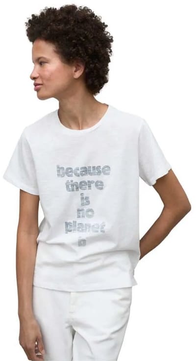 Ecoalf Galende T-shirt Met Korte Mouwen Wit S Vrouw