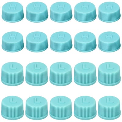 Dailygoods- Ventieldop 20 Stuks - Auto Ventieldoppen - R134a Airconditioning - Universele Toepassing - Hoogwaardige Silica - Waterdicht en Slijtvast