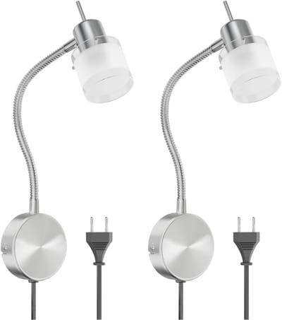 White-Label® Bedlampjes Hoofdbord - Dubbele Leeslampjes - Bedlamp Slaapkamer Volwassenen