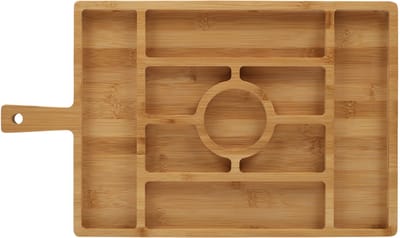 JENS LIVING - Serveerplank - Bamboe Bits & Bites tray - 30 x 3 x 50 cm