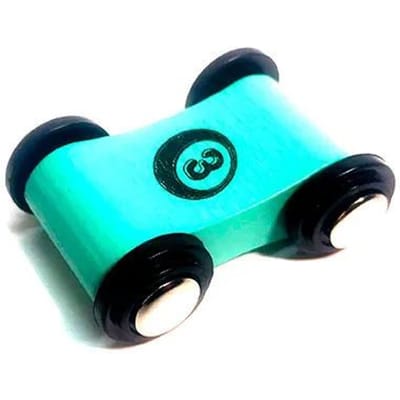 14 Stuks Kinderen Houten Glijdende Auto Speelgoed Ramp Race Glijbaan Baan Mini Auto Spelletjes Vervangende Auto Kleurrijk Model Voertuig Speelgoed Voor Jongens blauw