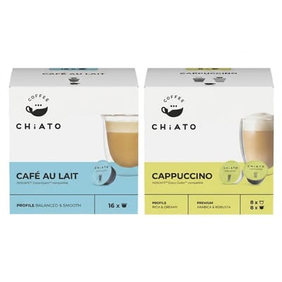Koffiecapsules compatibel met NESCAFÉ® Dolce Gusto® CHiATO Café au Lait, 16 st.