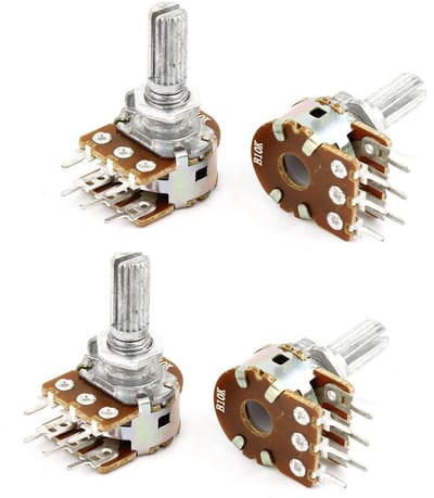 Roterende Potentiometer 10K Ohm B10K 6 Pin Lineaire Taper Weerstand
