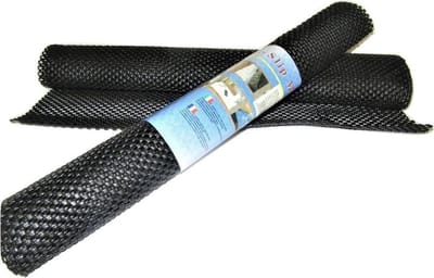 Anti slip mat - Antislip mat op rol zwart 45 x 100 cm set van 2 stuks
