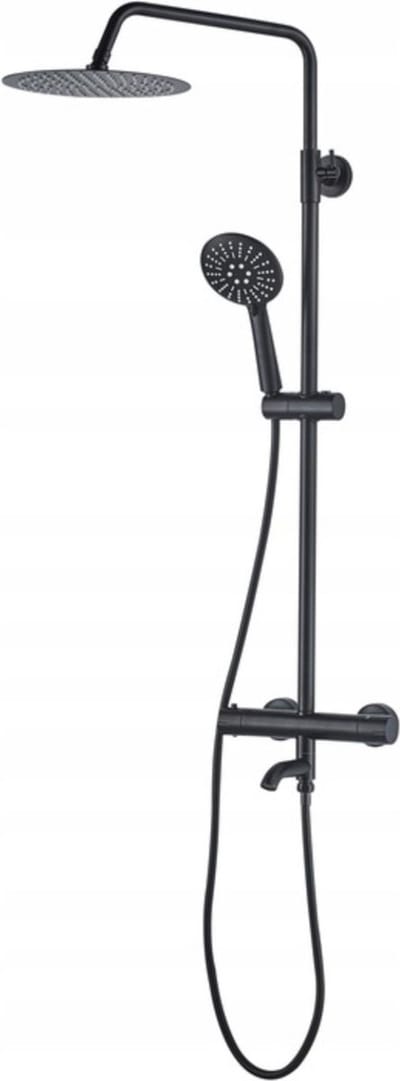 Rea Lungo Regendouche Zwart 117cm