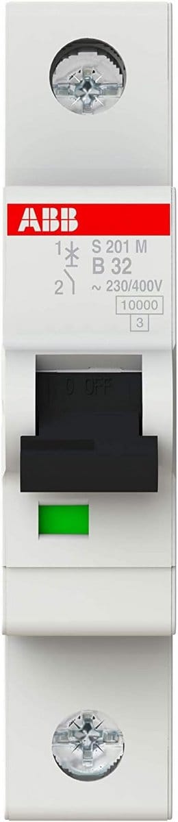 Zekeringautomaat 1-polig Type B 32 Ampere - 10kA/15kA Installatieautomaat