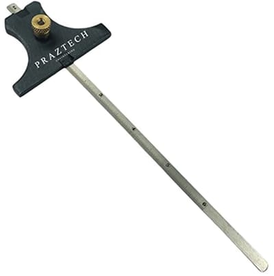 Dieptemeter Roestvrij staal voor nauwkeurige metingen 0-150mm (0-6 inch)