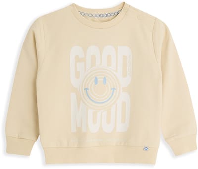 4PRESIDENT Sweater jongens - Bleached Sand - Maat 104 - Jongens trui