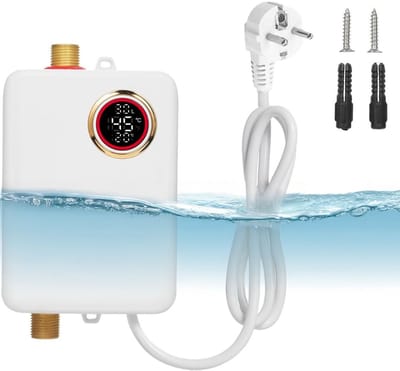 ApexArte® Boiler - Doorstroomverwarmer - Keukenboiler - Doorstroomboiler - Met Display - Wit