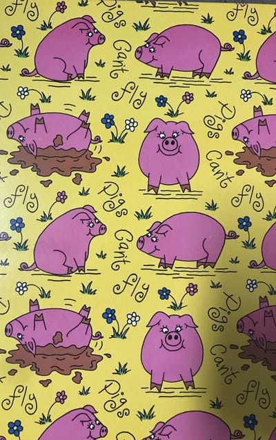Cadeaupapier vellen Varken 50x70cm 48 stuks – Inpakpapier