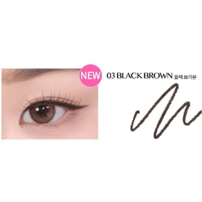 CLUB CLIO Sharp, So simple Waterproof Pencil Liner 0,14 g, 9 kleuren (15 opties) 3. Black brown x 1pcs