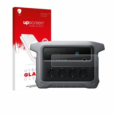 upscreen - Screenprotector voor Anker SOLIX C1000 Gen 2 - Folie Beschermfolie Beschermglas transparant