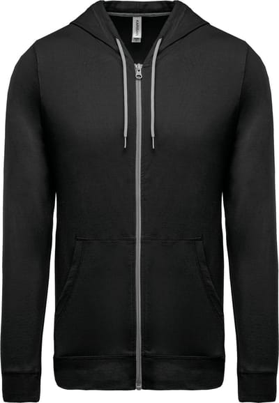 Kariban Hooded vestje van licht katoen K438 - Black - XS