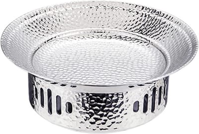 Voedselverwarmer Set - Buffetpan Warmhoud - Feestelijke Buffetten - Roestvrij staal - 33 cm - Zilver
