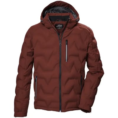Killtec heren winterjas - padded - 41834 - rood - maat S