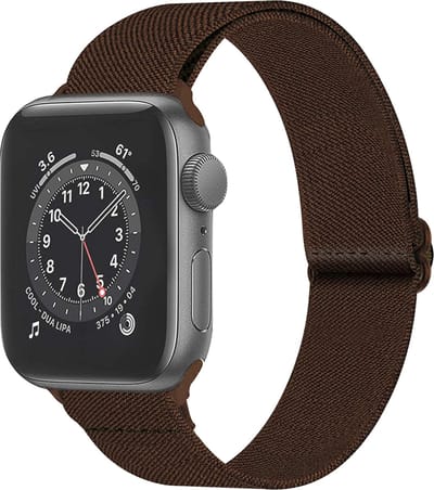 Bandje Geschikt Voor Apple Watch Bandje 38/40/41 mm Nylon Polsband Met Gesp - Horloge Bandje Geschikt Voor Apple Watch 1-8 / SE - 38/40/41 mm Bandje Stof - Bruin