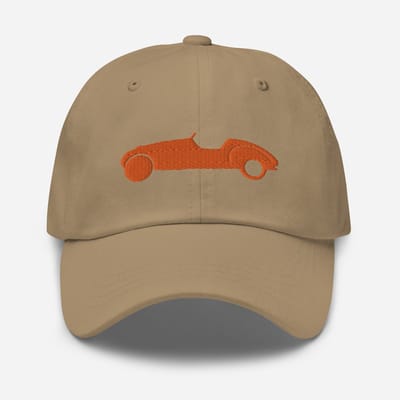 De2pktjes - Oranje geborduurde pet (voor en achter) Burton - Kaki